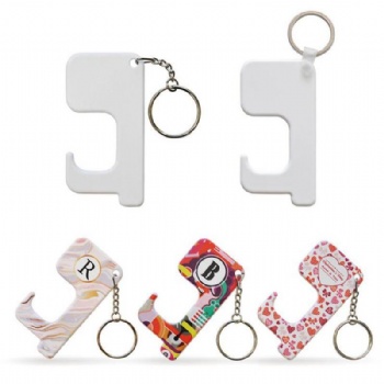 no-touching keyring